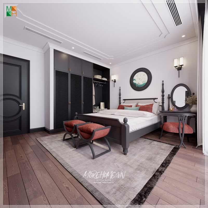 Giường ngủ có thiết kế tinh tế, mang lại sự sang trọng và tinh tế cho không gian nghỉ ngơi của mọi gia đình Việt.