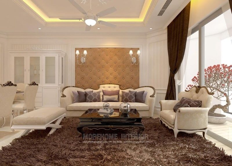 Mẫu bàn trà với lối thiết kế tân cổ điển với những đường cong mềm mại, những điêu khắc tinh tế khằng định sự cầu kỳ trong quá trình gia công sản phầm, đem đến nét đẹp thu hút cho không gian sống