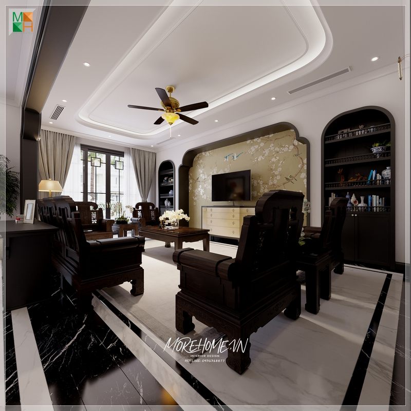 Cân nhắc mẫu thiết kế phòng khách ấn tượng cho không gian sống của mỗi gia đình thêm nổi bật.