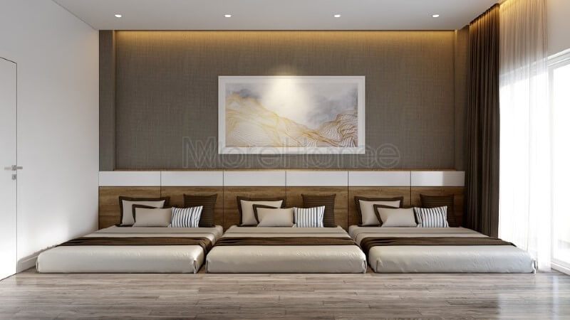 của bạn
Bạn có thể thiết kế phòng ngủ có màu trung tính và kết hợp với nội thất gỗ hiện đại độc đáo để tạo nên nhà phố của mình.